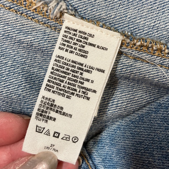 Free People In My Element Patched Flare Jeans 27 (*30) Runs Large Preowned $168 - Picture 14 of 16